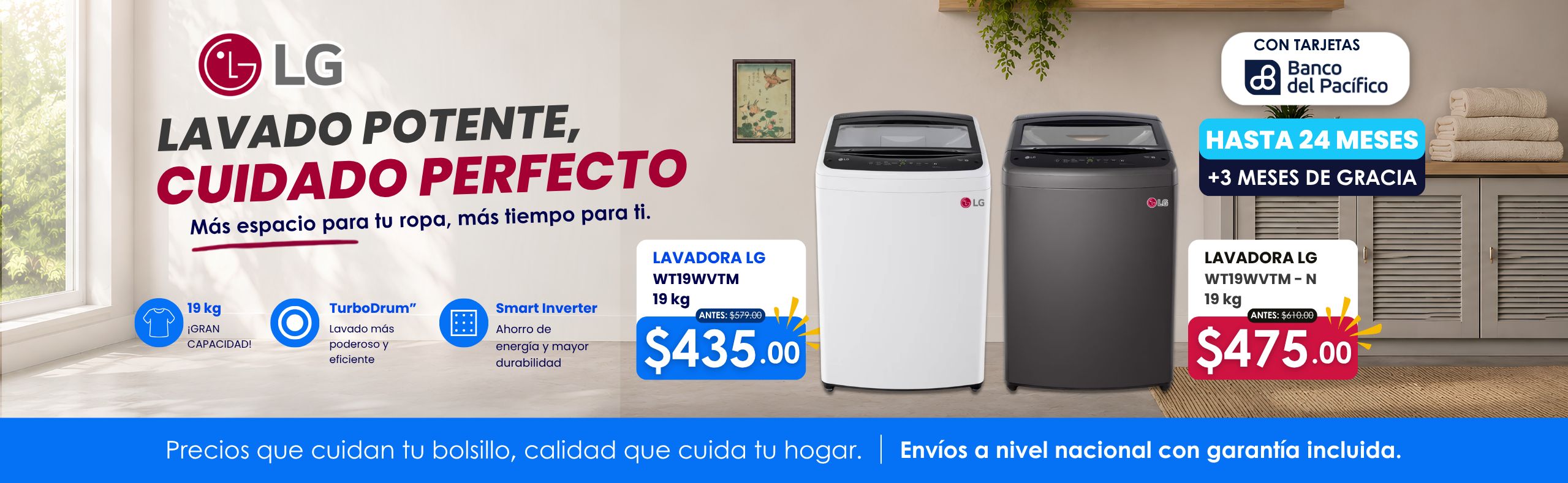 LAVADORA LG PC