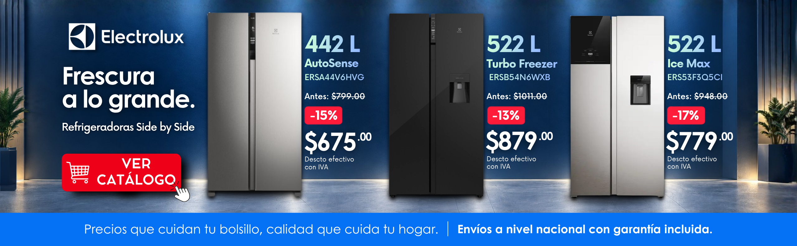 SIDE BY SIDE ELECTROLUX PC