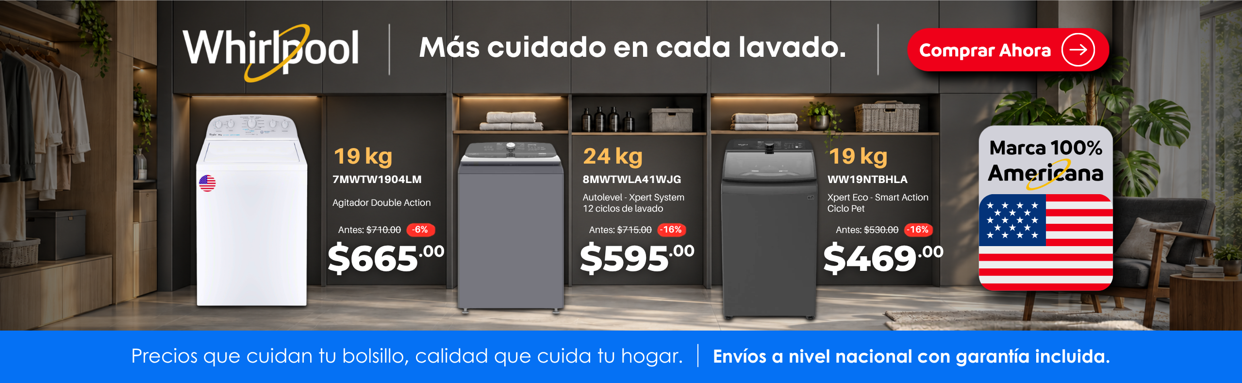 LAVADORA WHIRLPOOL PC