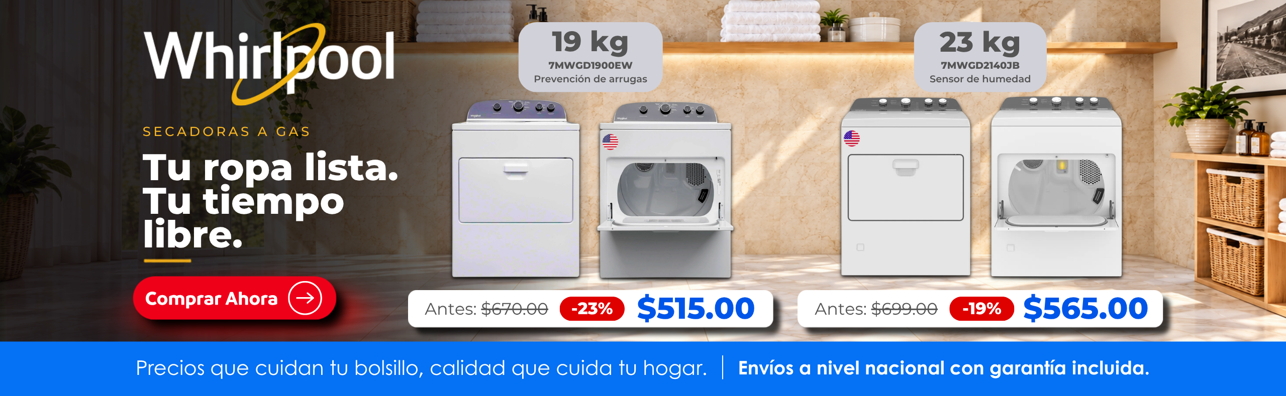 SECADORA WHIRLPOOL PC