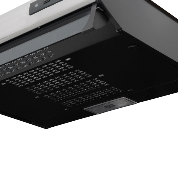 Campana extractora CHALLENGER CX4200 Horizontal 60cm color negro/acero inoxidable