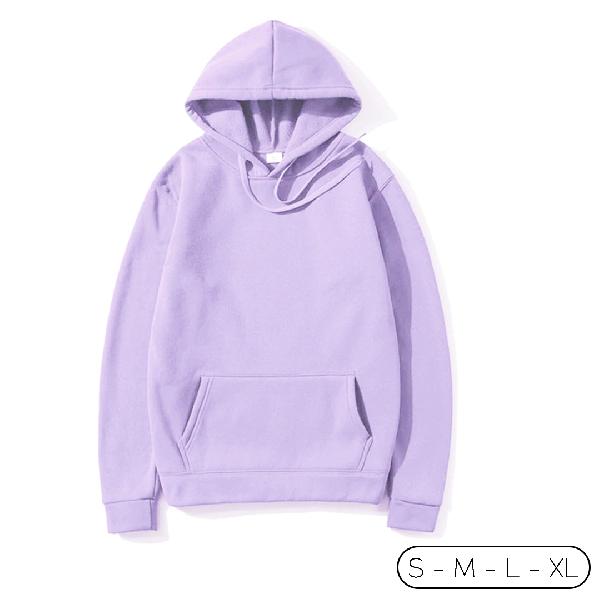 Hoodie unisex color lavanda