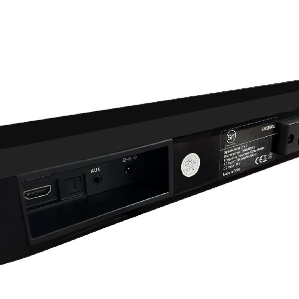 Barra de sonido SPEEDMIND SB905 30 Watts | Audio Envolvente | HDMI ARC | Audio Óptico | Entrada Auxiliar | Bluetooth | RadioFM | Tarjeta TF | color negro