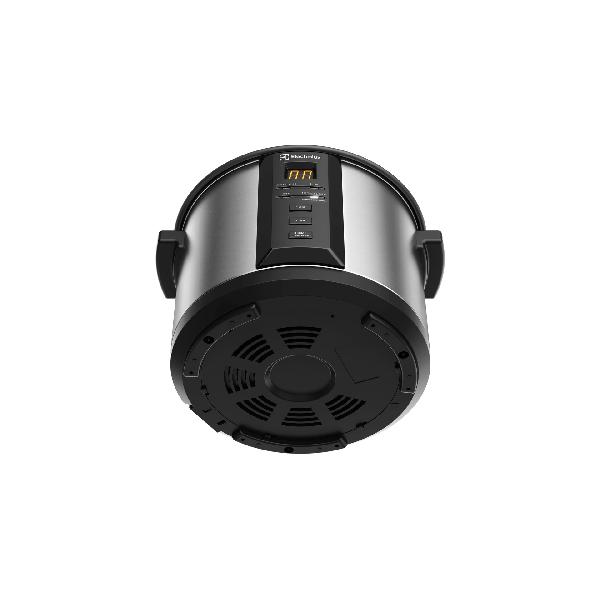 Olla arrocera ELECTROLUX ECC20 11 Tazas | 4 Funciones Preprogramadas | Panel ProSelect | Apagado Automático | Temporizador | Antiadherente | color negro/croma