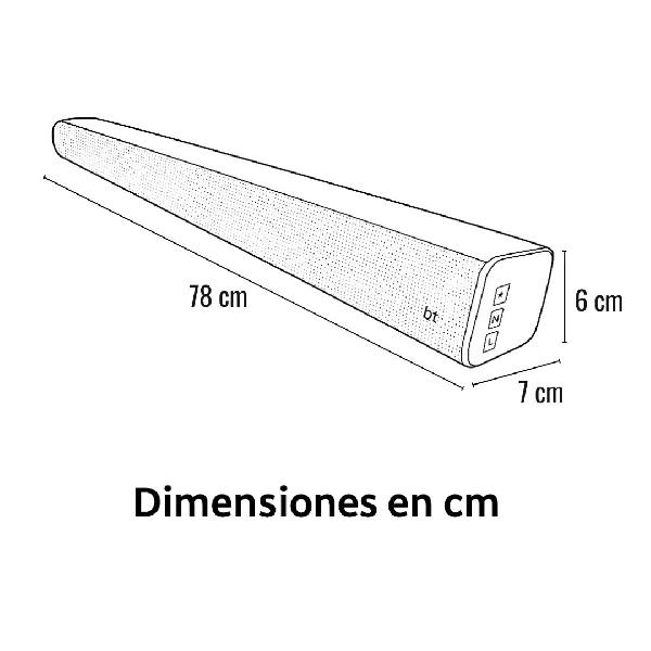 Barra de sonido SPEEDMIND SB905 30 Watts | Audio Envolvente | HDMI ARC | Audio Óptico | Entrada Auxiliar | Bluetooth | RadioFM | Tarjeta TF | color negro